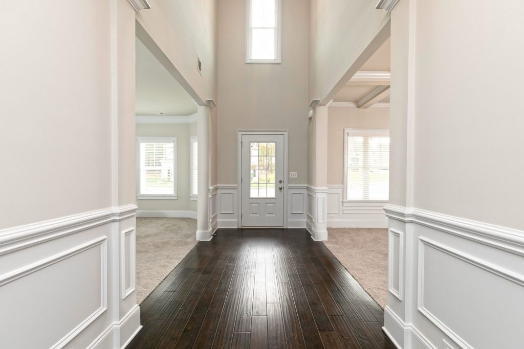 a foyer in centennial village