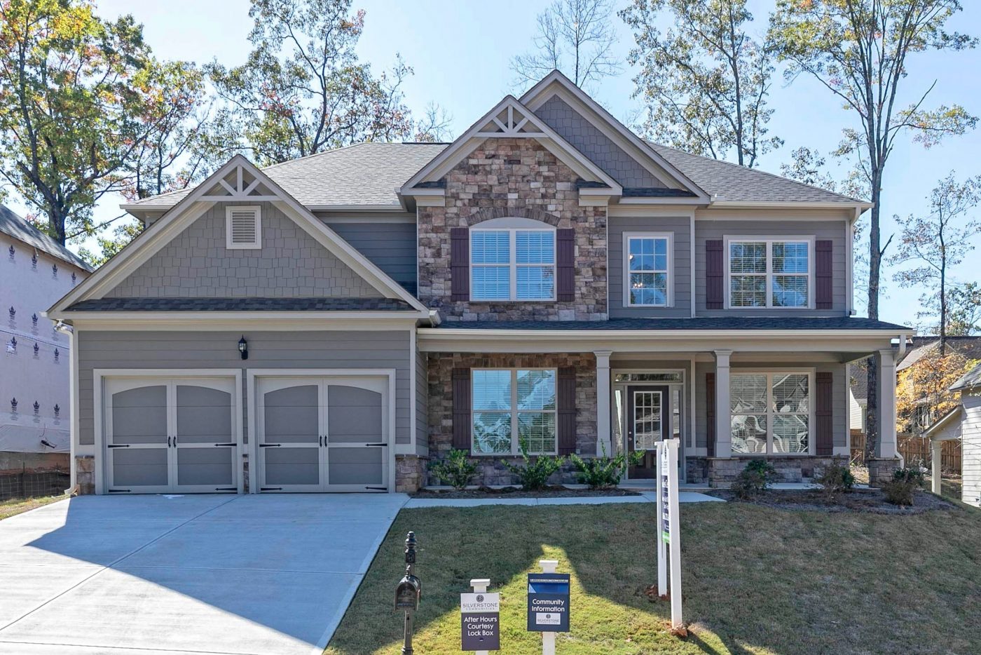 exterior of a new home in Metro Atlanta